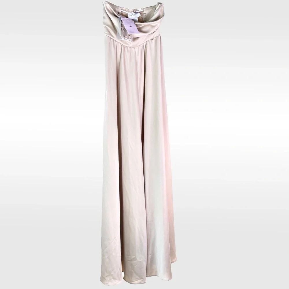 NWT BLDN Long Bridesmaid formal dress Size 6 - Picture 3 of 10